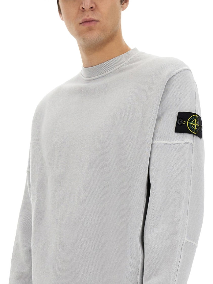 Stone Island Organic Cotton Sweatshirt