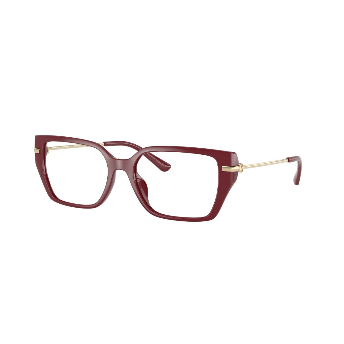 Michael Kors 0Mk4134u Bold Square Frame Eyeglasses With Gold-Toned Temples