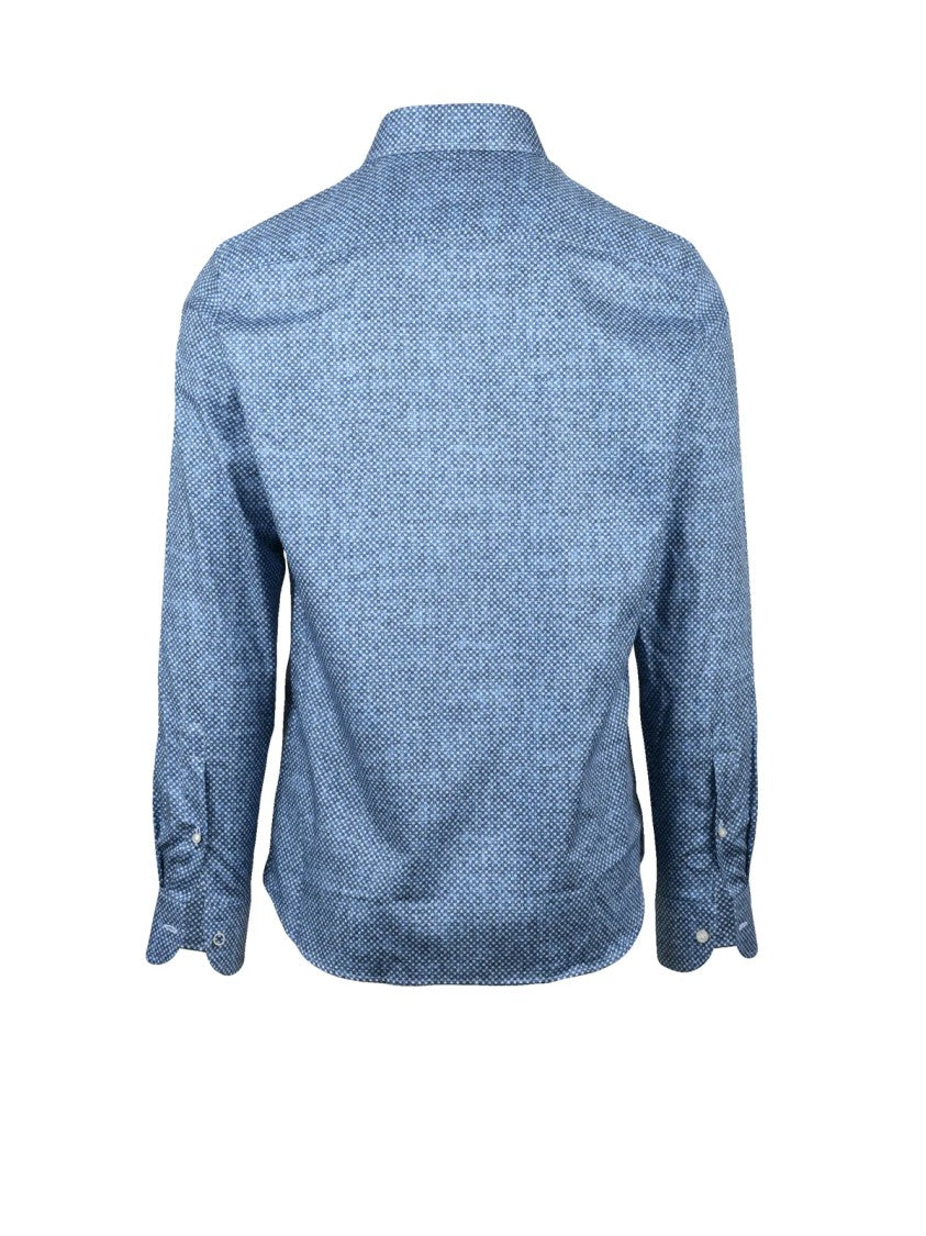 Sonrisa Fior Di Cotone Fior Di Cotone Shirt With Textured Pattern And Classic Button-Down Design