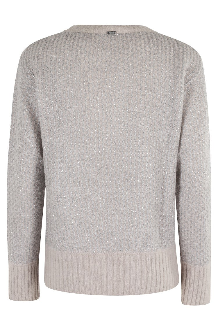 Herno All-Over Sequined Sweater