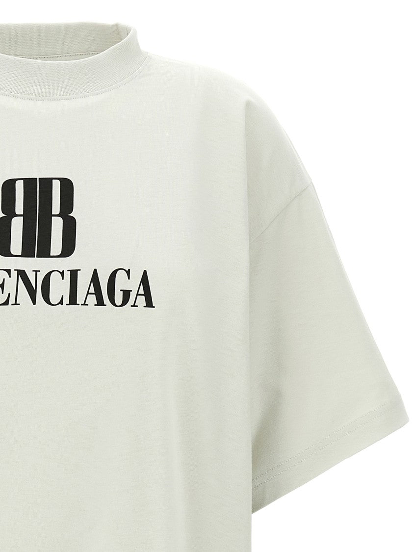 Balenciaga Cropped Logo T-Shirt