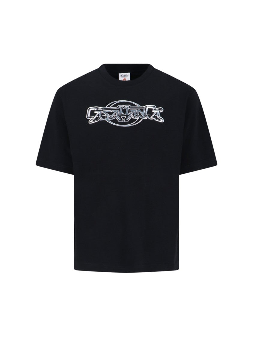 Casablanca "Casablanca Chrome" T-Shirt Black
