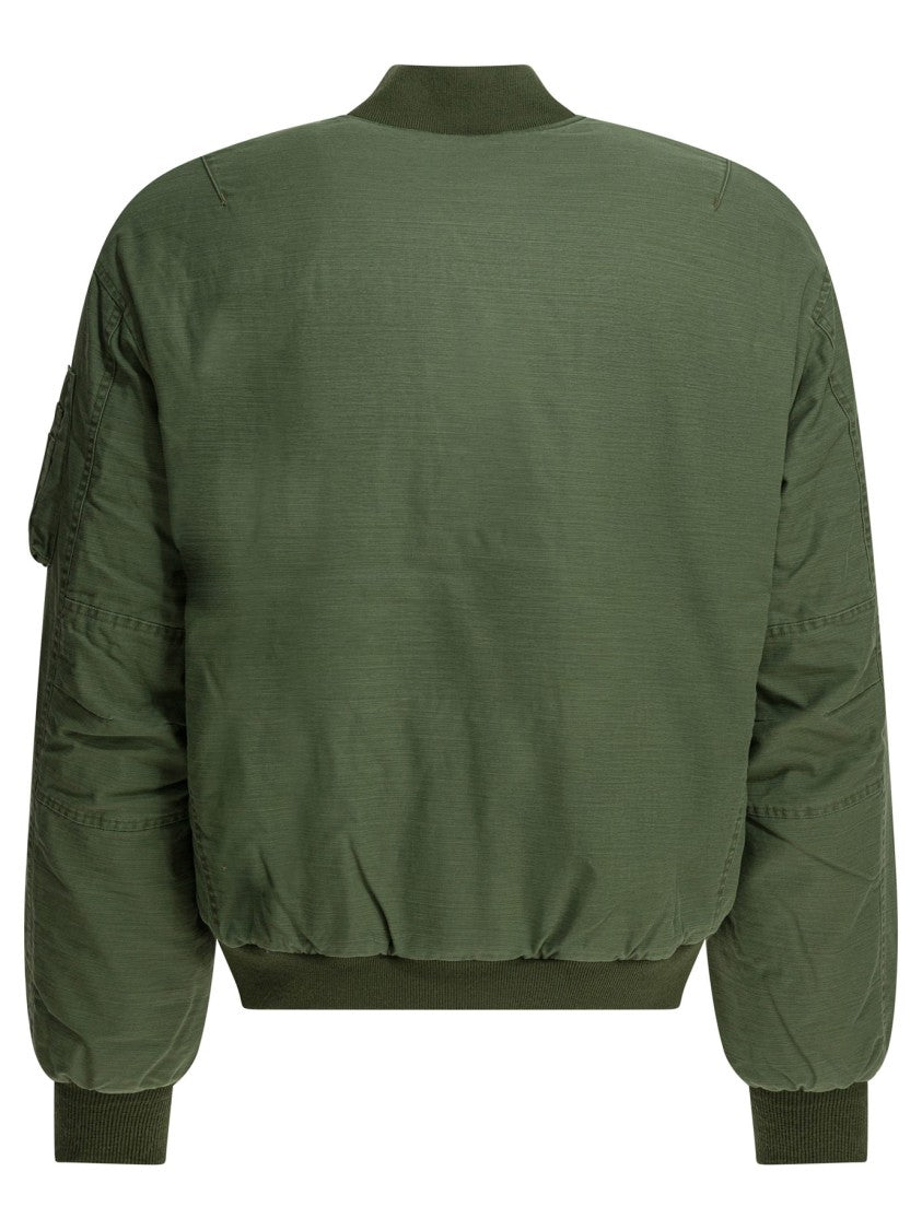 Nonnative Boxy Fit Trooper Puff Bomber Jacket With Double-Slider Zipper