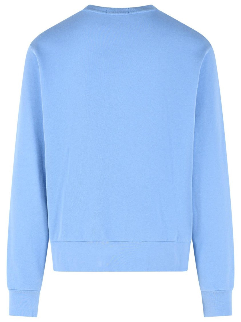 Polo Ralph Lauren Light Blue Cotton Sweatshirt