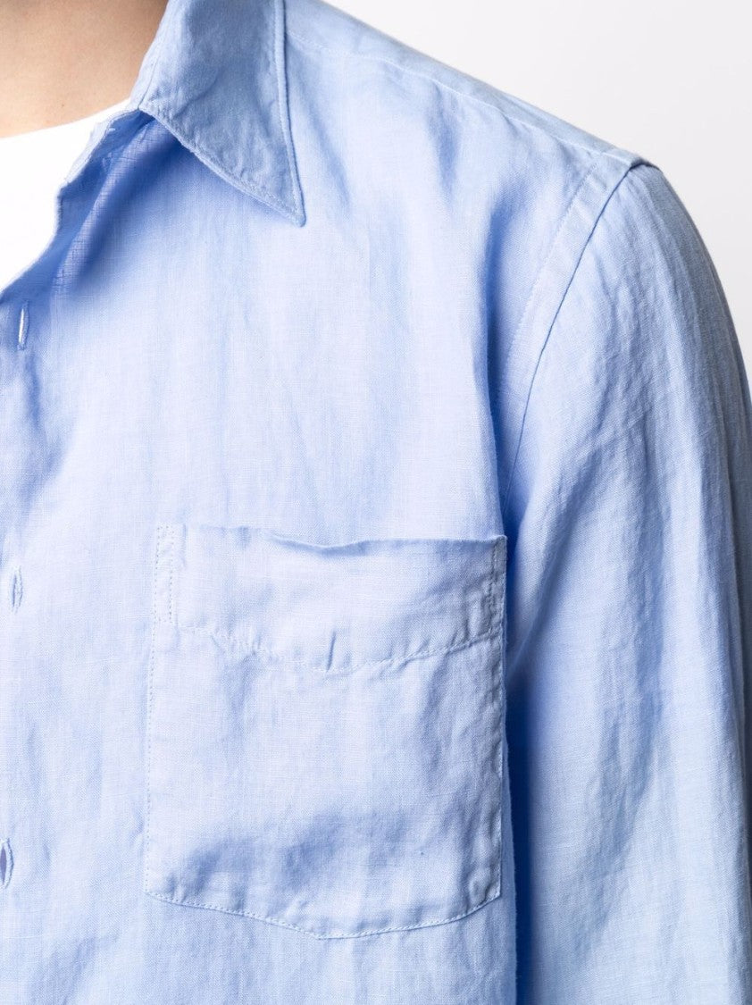 Aspesi Light Linen Shirt With Pocket