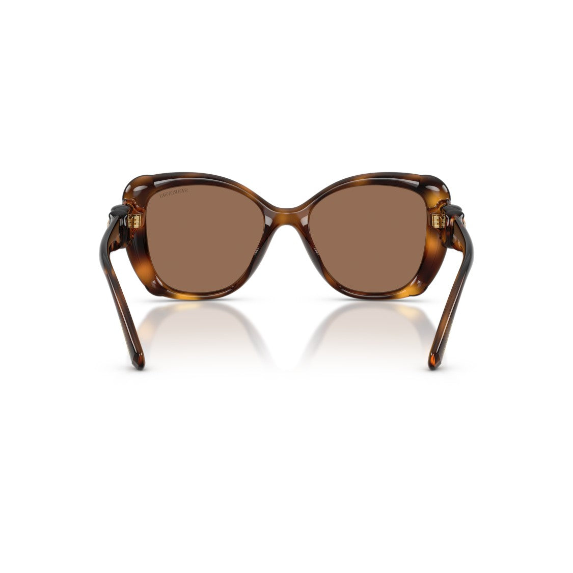 Swarovski 0Sk6051u Oversized Tortoiseshell Sunglasses With Crystal-Embellished Temples