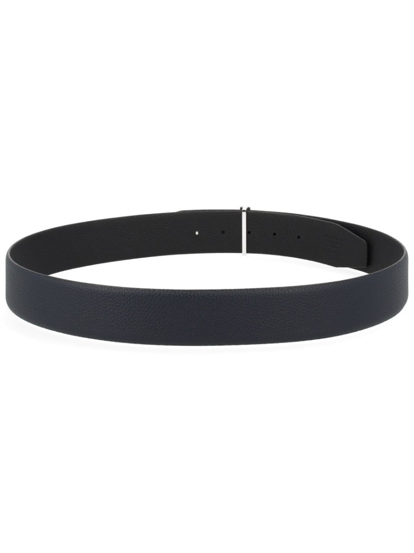 Tom Ford Calf Leather Minimalist T Buckle Belt
