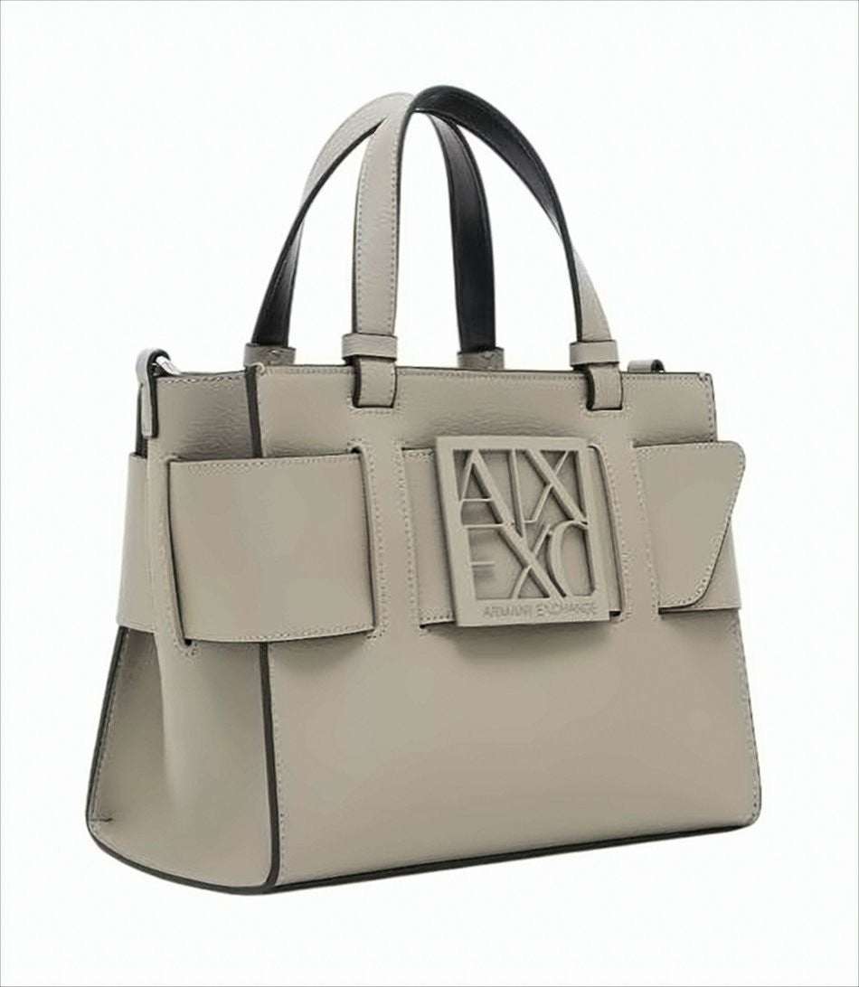 Armani Exchange Medium Structured Tote Bag