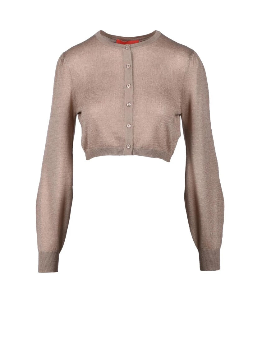 Wild Cashmere Silk And Cashmere Blend Cardigan With Button Front