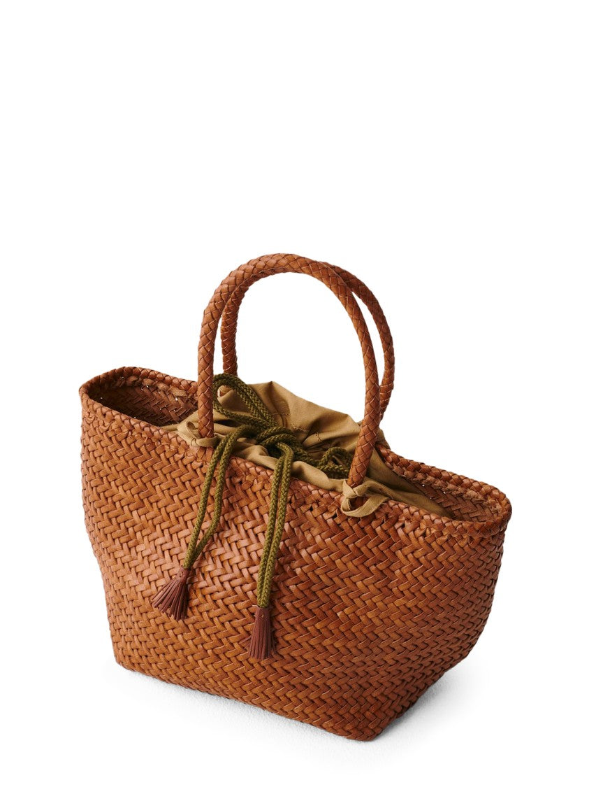 Dragon Diffusion Small Basket Bag With Woven Texture