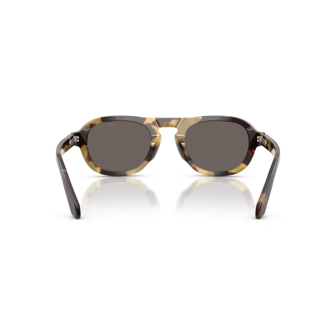 Giorgio Armani 0Ar8244 Bold Tortoiseshell Acetate Sunglasses With Dark Lenses
