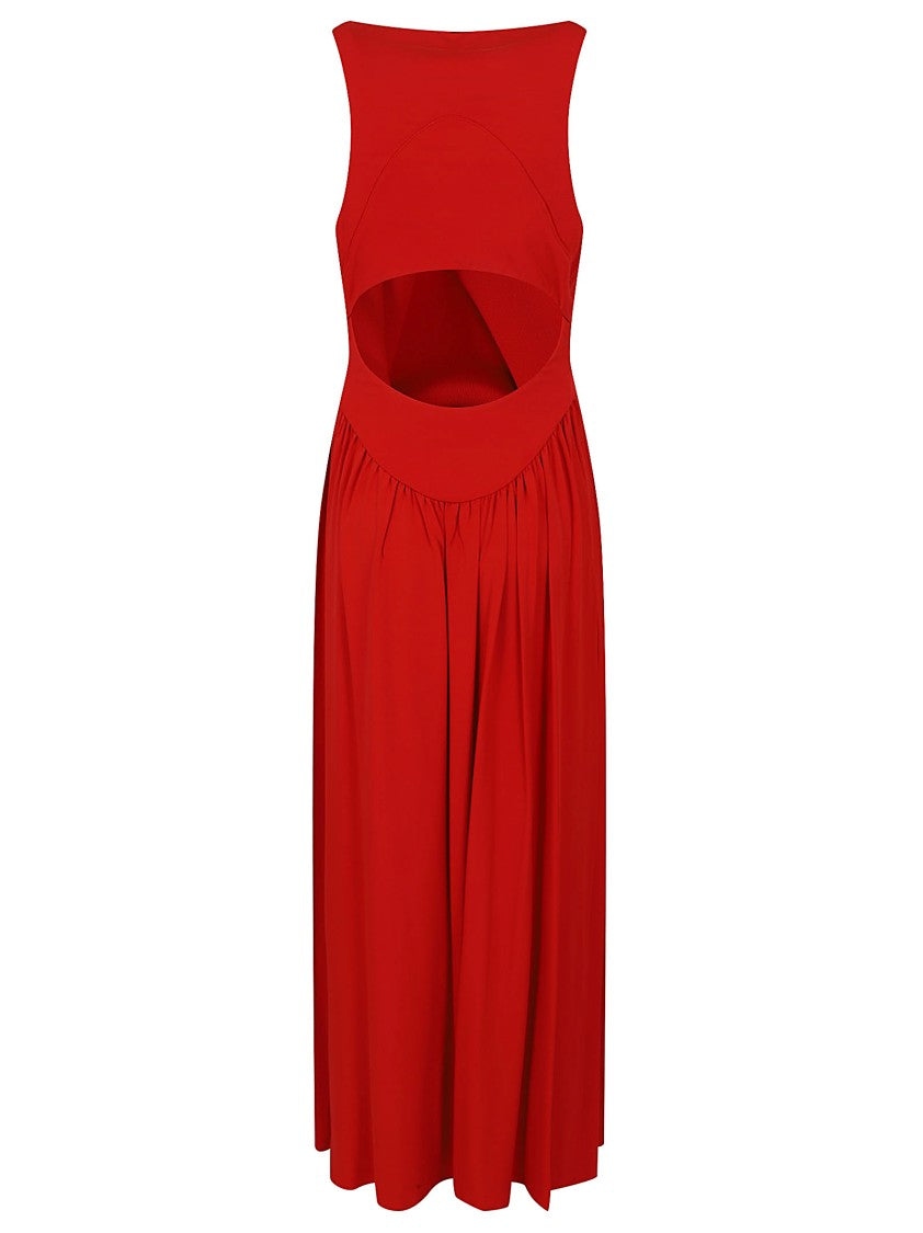 Max Mara Maxi Dress In Soft Stretch Crepe Jersey