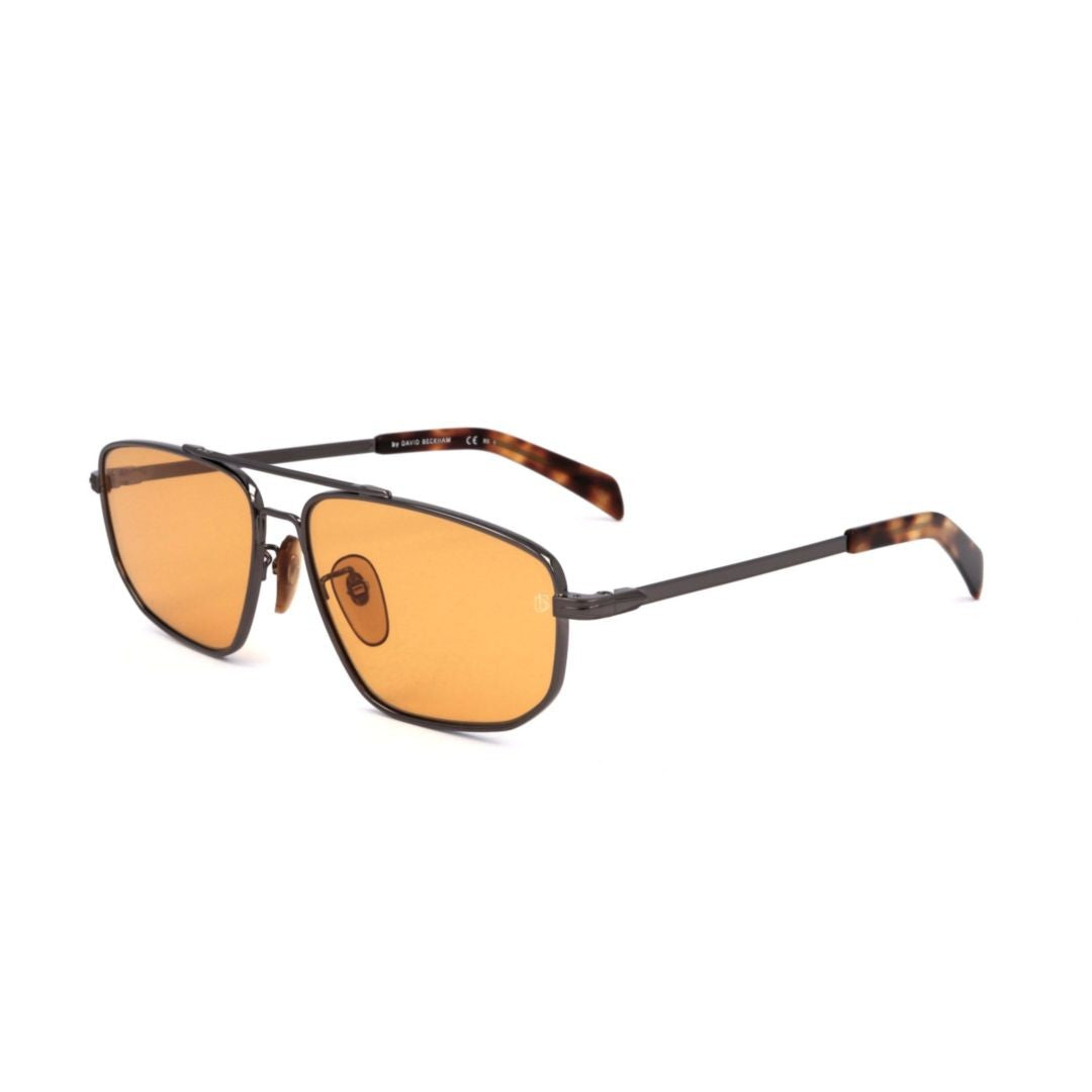 David Beckham Db 7049/G/S Rectangular Metal Frame Sunglasses