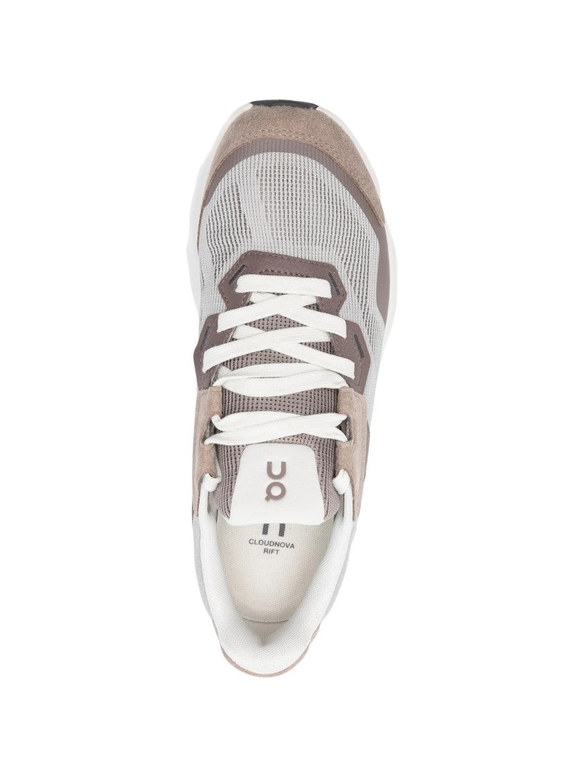 On Cloudnova Rift Layered Design Retro Fabric Sneakers