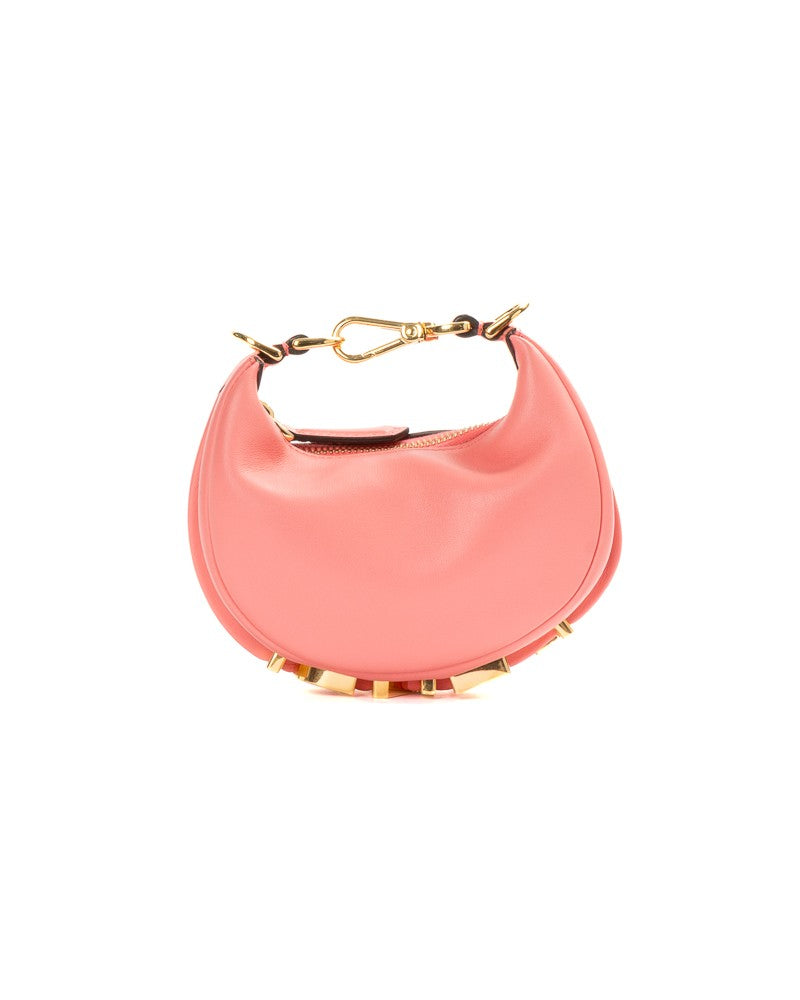 Fendi Pink Fendigraphy Nano Leather Shoulder Bag