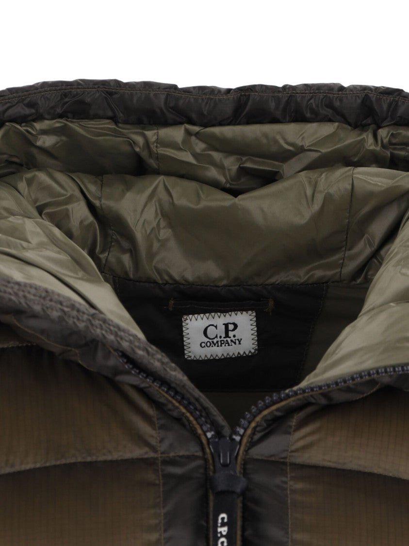 C.P. Company Logo Padded Down Jacket – Green