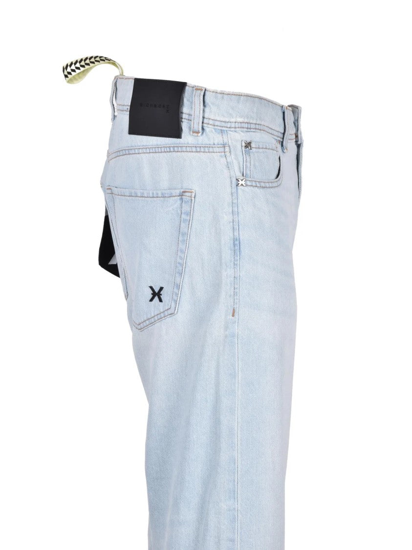 Richmond X Light Blue Rigid Denim Jeans