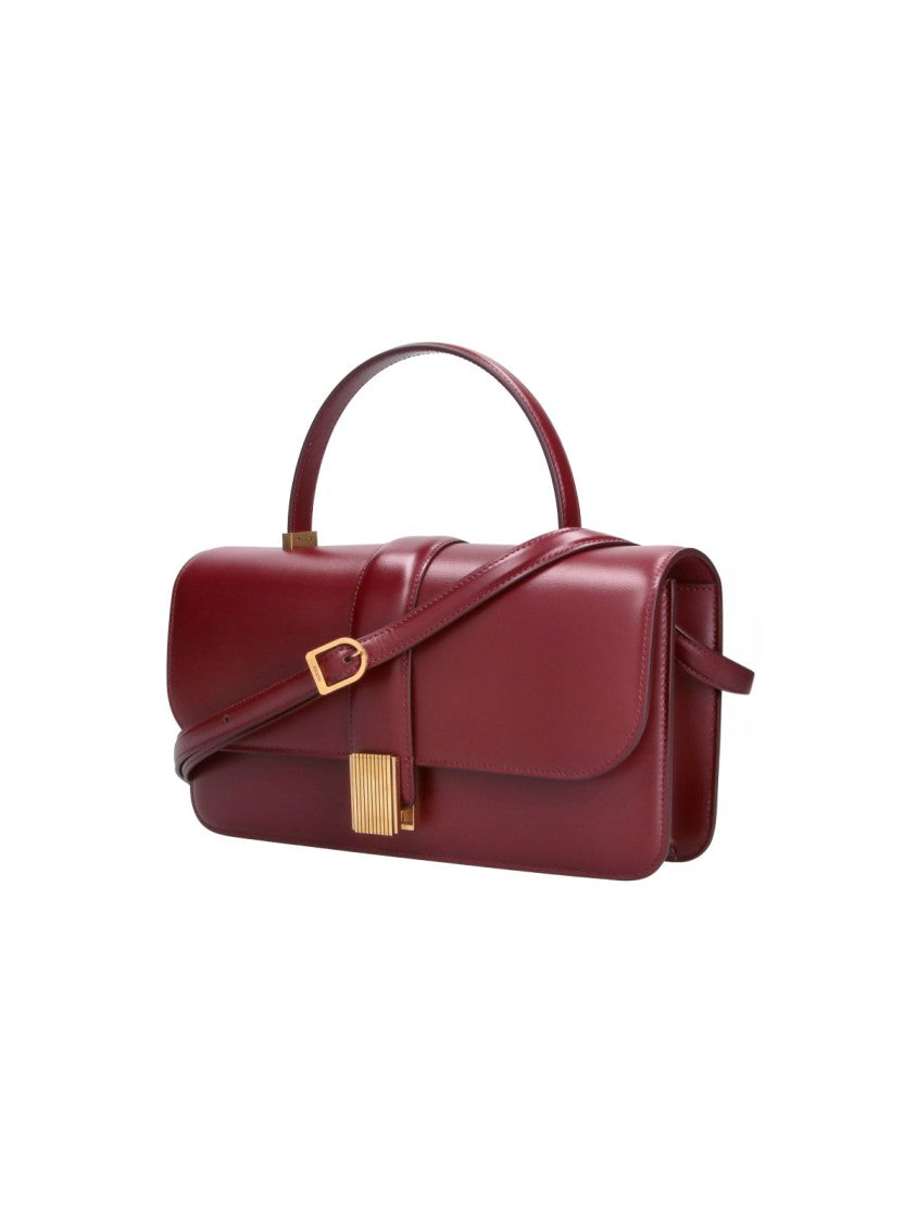 Khaite Red Medium Blake Flap-Closure Leather Handbag