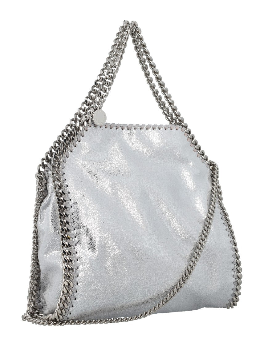 Stella Mccartney Mini Tote Falabella Eco Shiny Dotted Cha Tote Bag