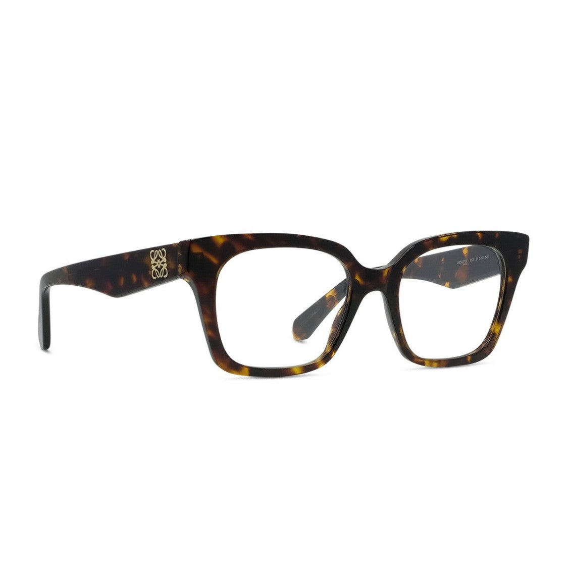 Loewe Havana Anagram Rectangular Acetate Glasses