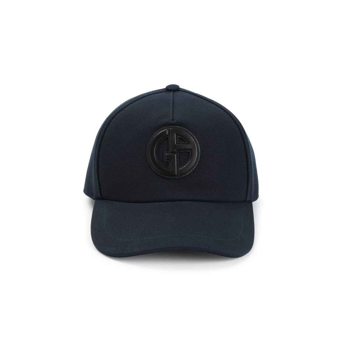 Giorgio Armani Night Blue Cotton Baseball Hat