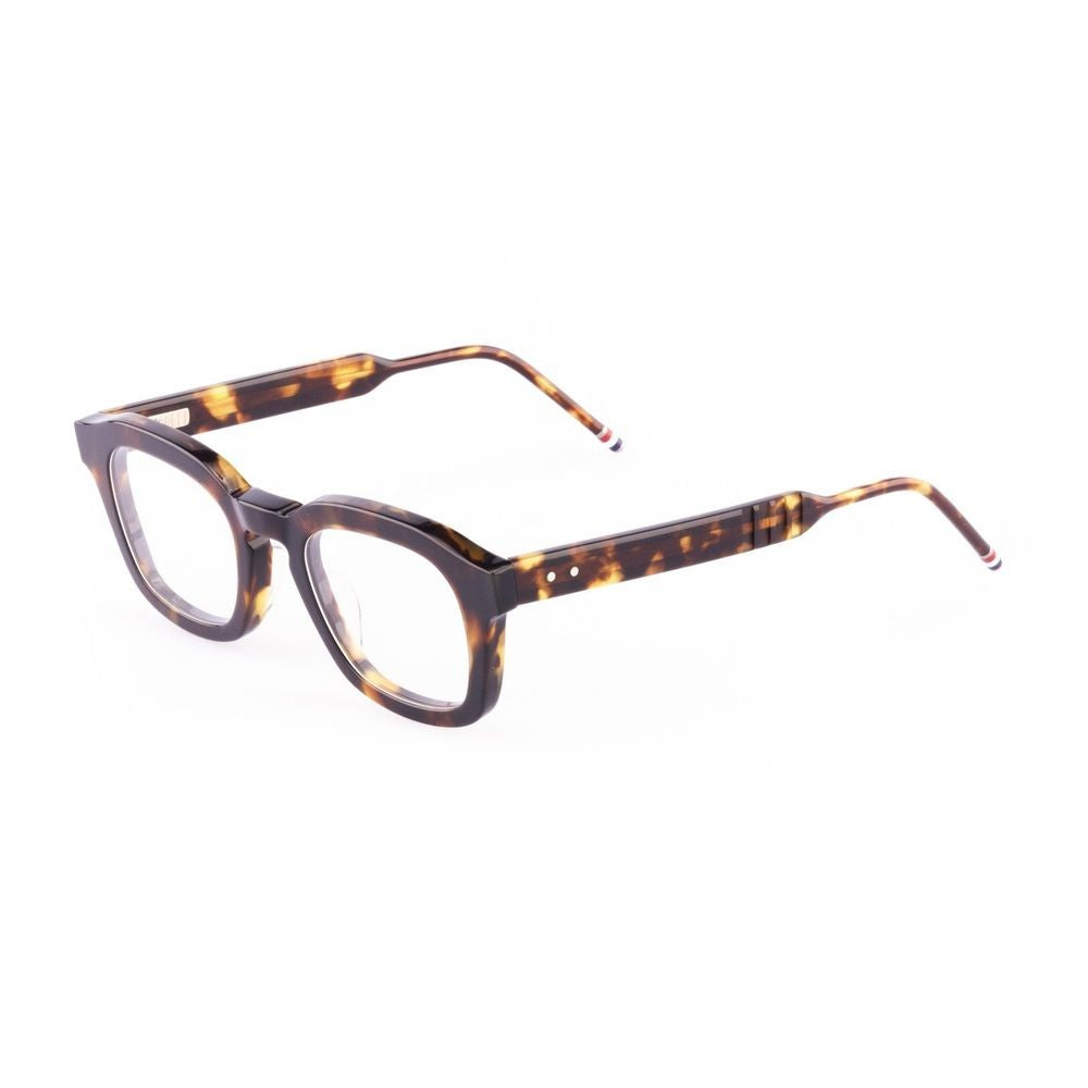 Thom Browne Ueo412a - G0002 Rectangular Brown Havana Acetate Eyeglasses