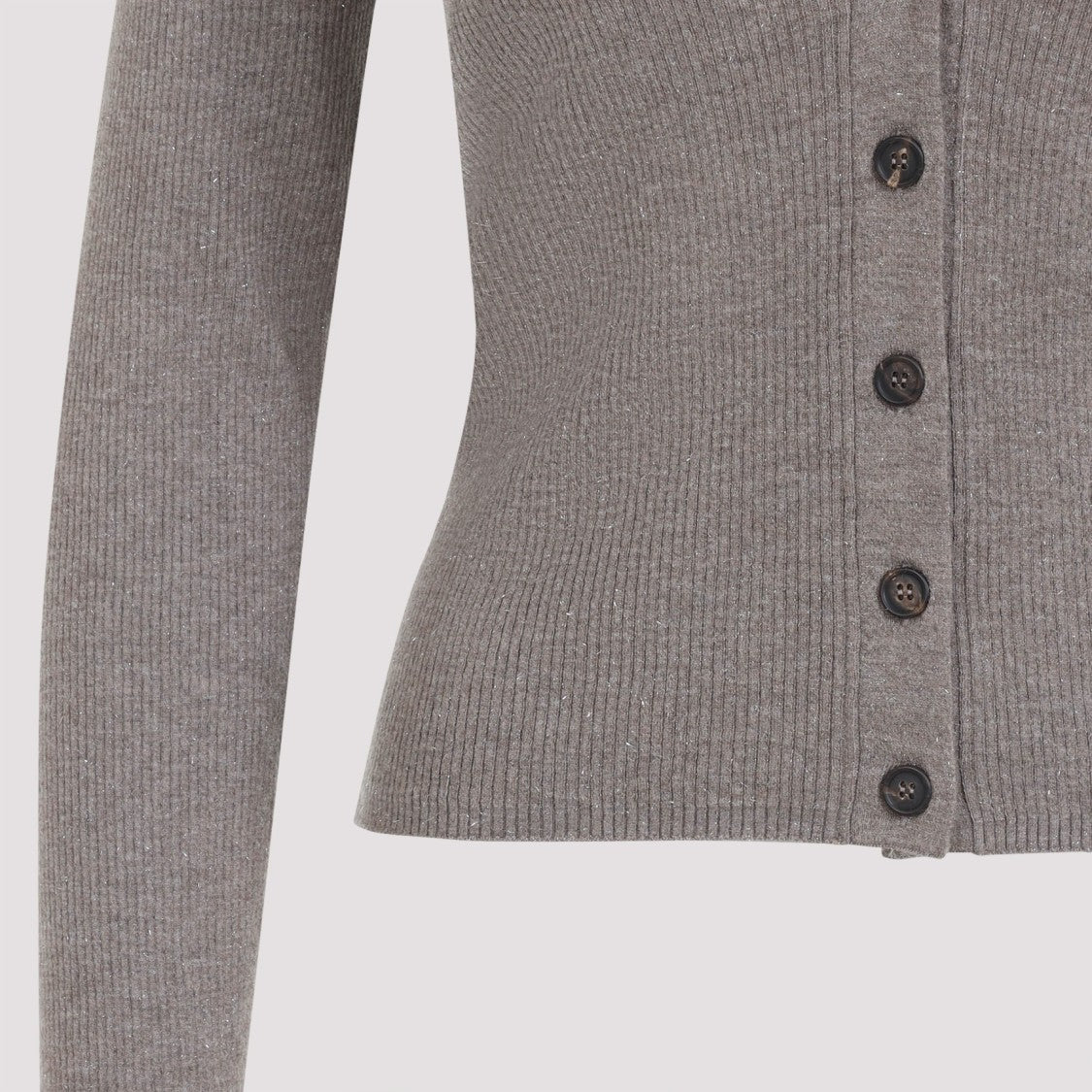 Brunello Cucinelli Cashmere Cardigan With Wide V-Neckline