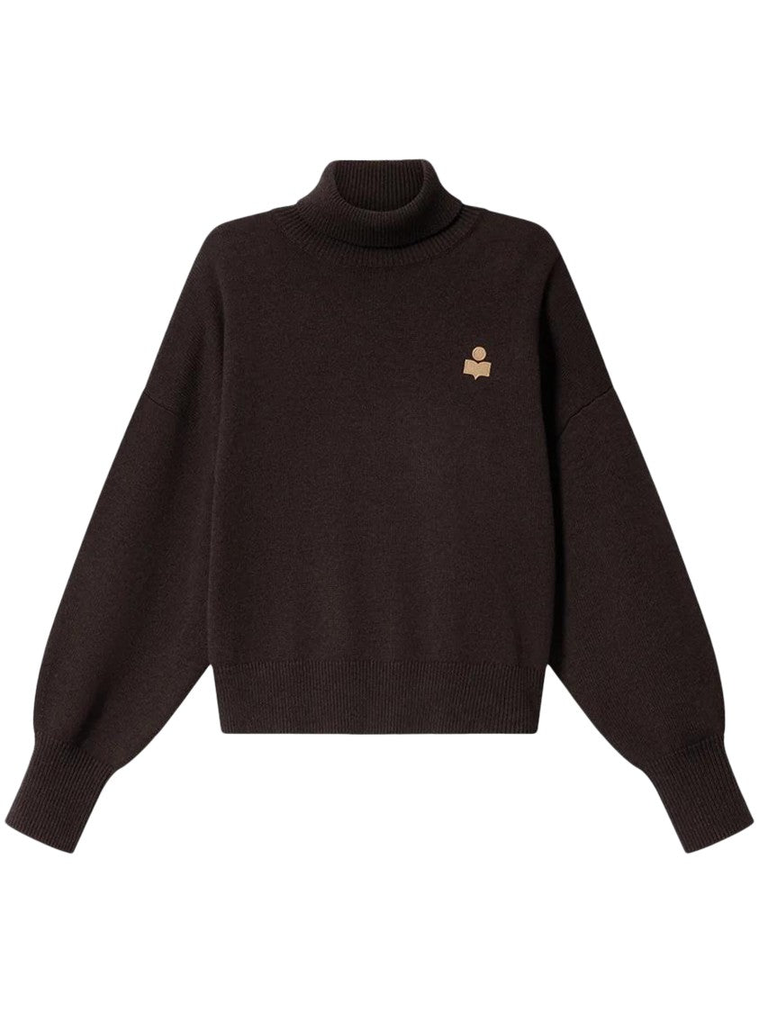 Isabel Marant Étoile Cropped Sweater With High Neckline And Voluminous Sleeves