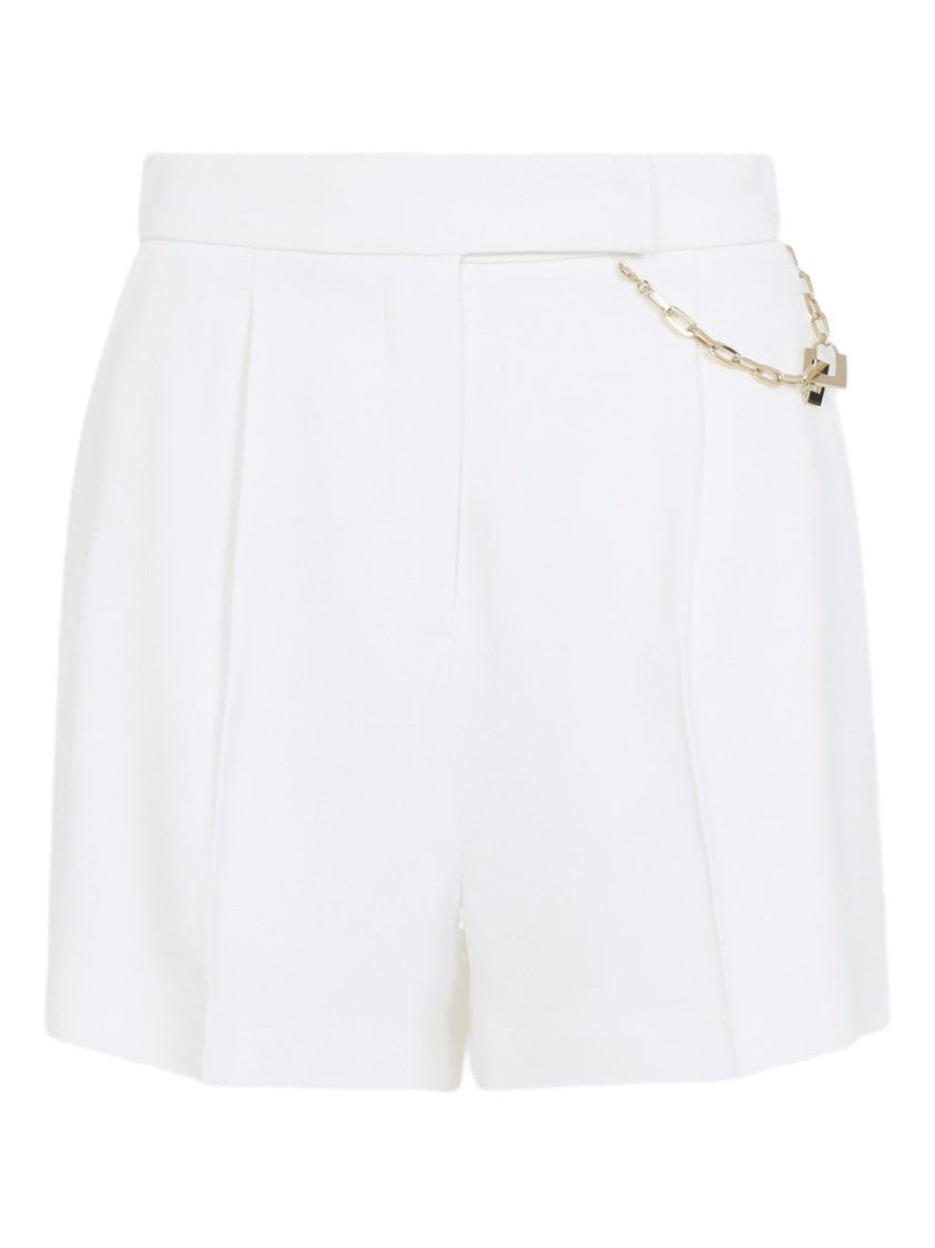 Elisabetta Franchi Tailored White Shorts
