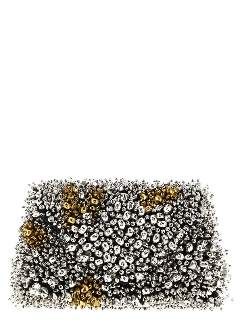 Dries Van Noten Embellished Envelope Clutch