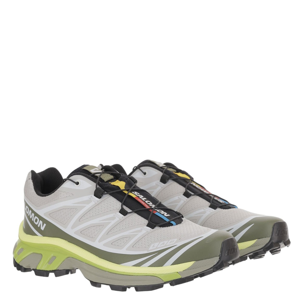 Salomon Multi-Hued Xt-6 Sneakers With Breathable Mesh Construction
