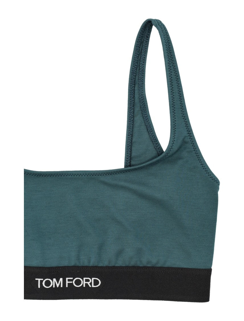 Tom Ford Modal Elasticized Logo Bralette