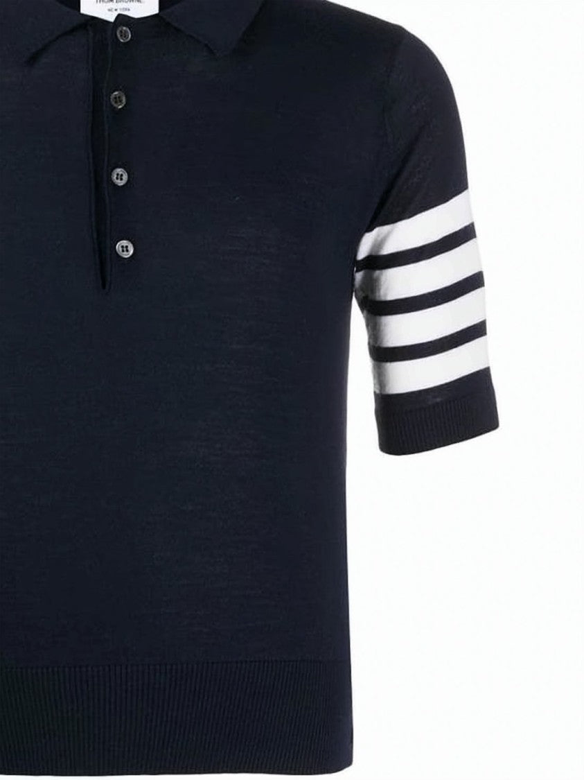 Thom Browne Fine Merino Wool Polo Shirt