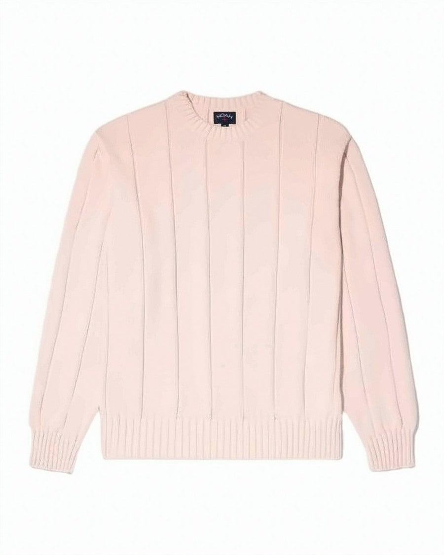 Noah Ribbed Knit Sweater With Crew Neckline