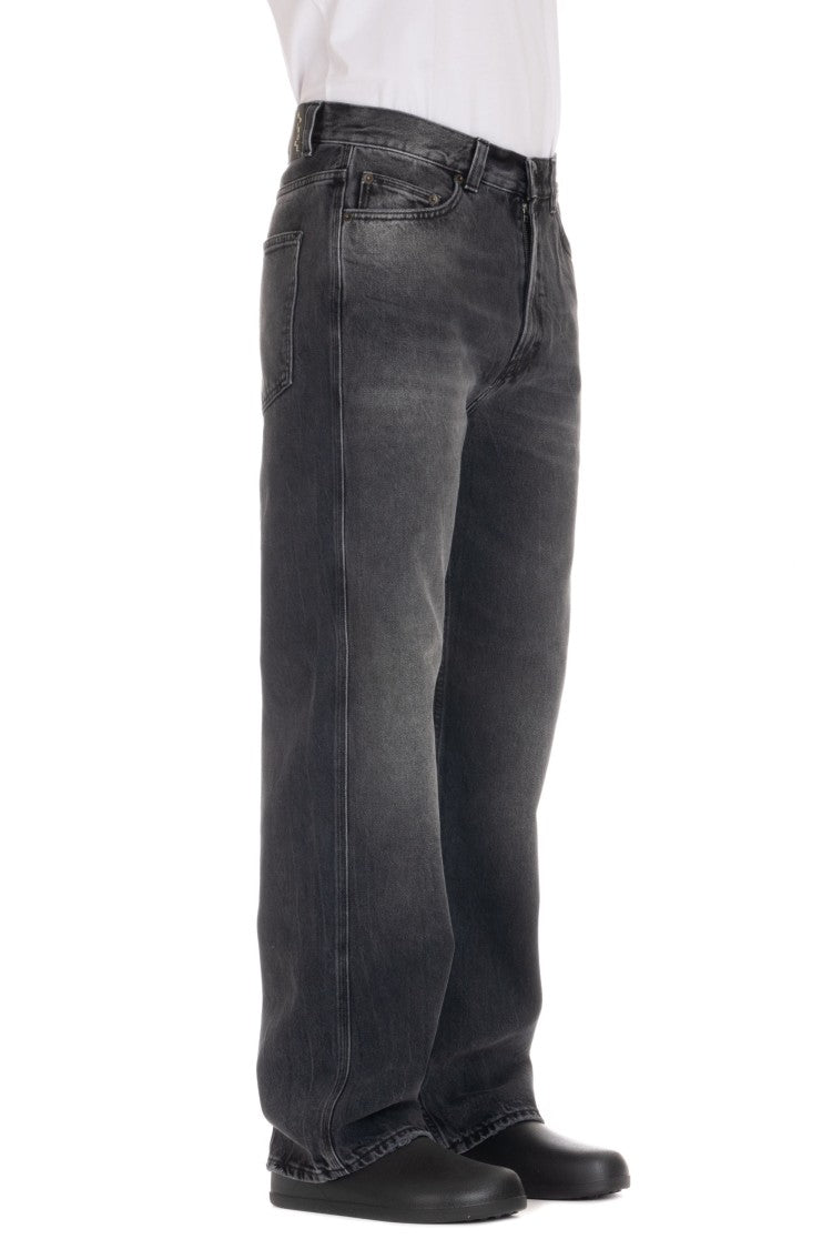Haikure Winona Spider Black Carpenter Loose Fit Jeans