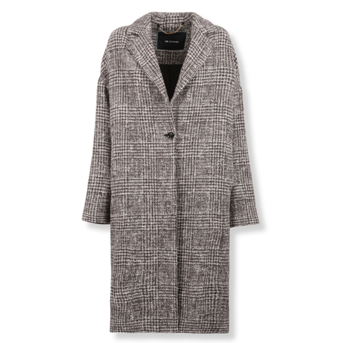 Kiton Tailored Neutrals Overcoat With Classic Fit