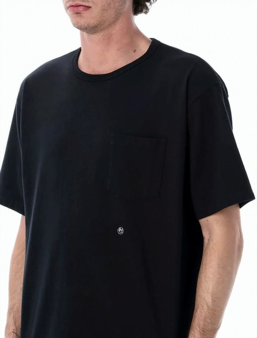 Nanamica White Minimalist Relaxed Fit Logo T-Shirt