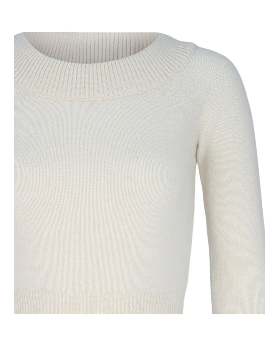 Alexander Mcqueen Off The Shoulder Cashmere Blend Sweater