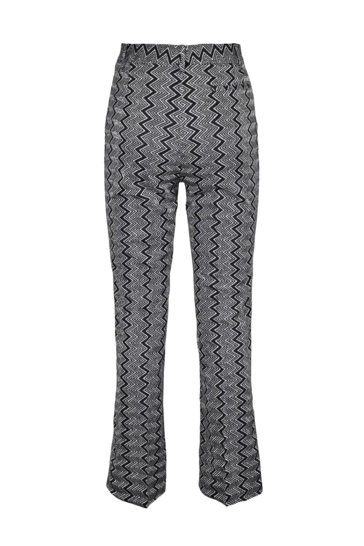 Missoni Lurex Trousers - Black/Silver