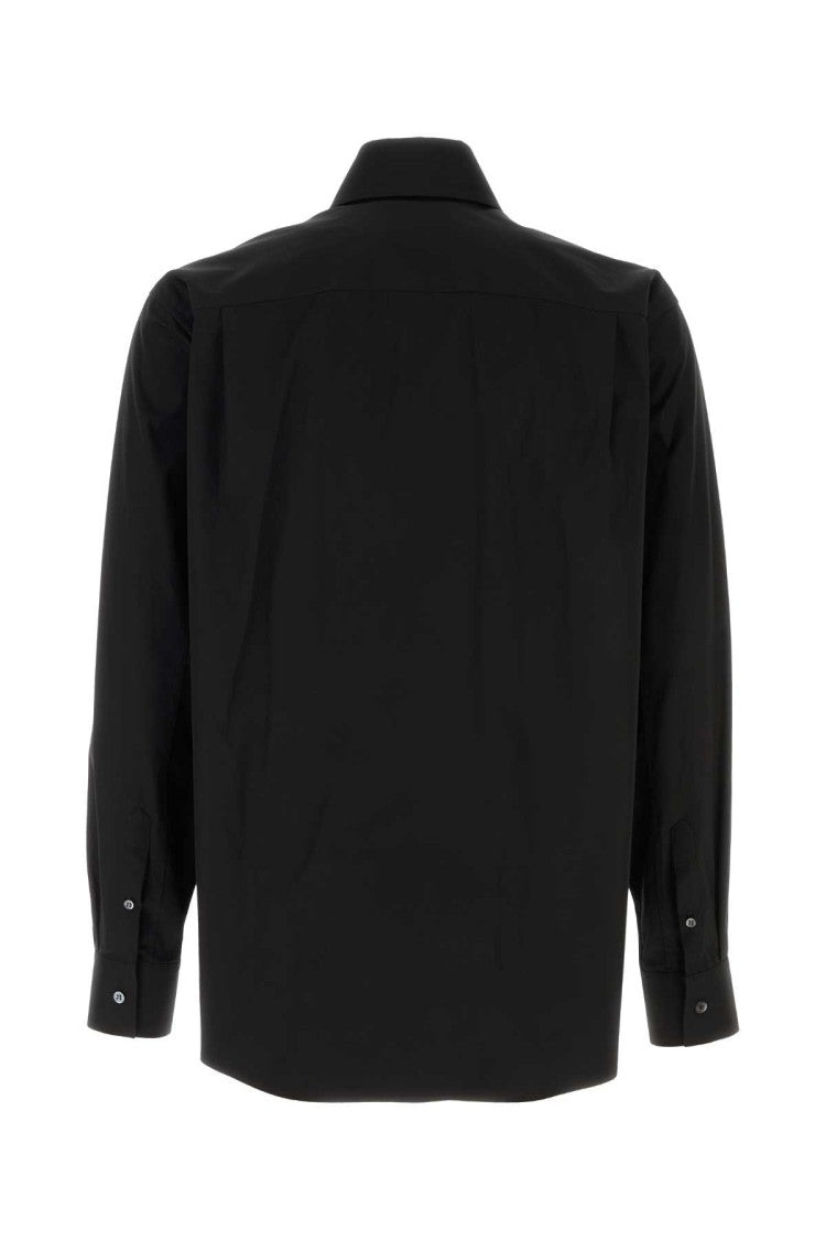 Alexander Mcqueen Black Poplin Shirt