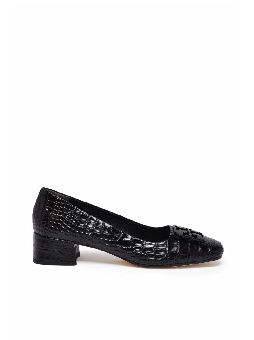 Tory Burch Black Leather Pumps