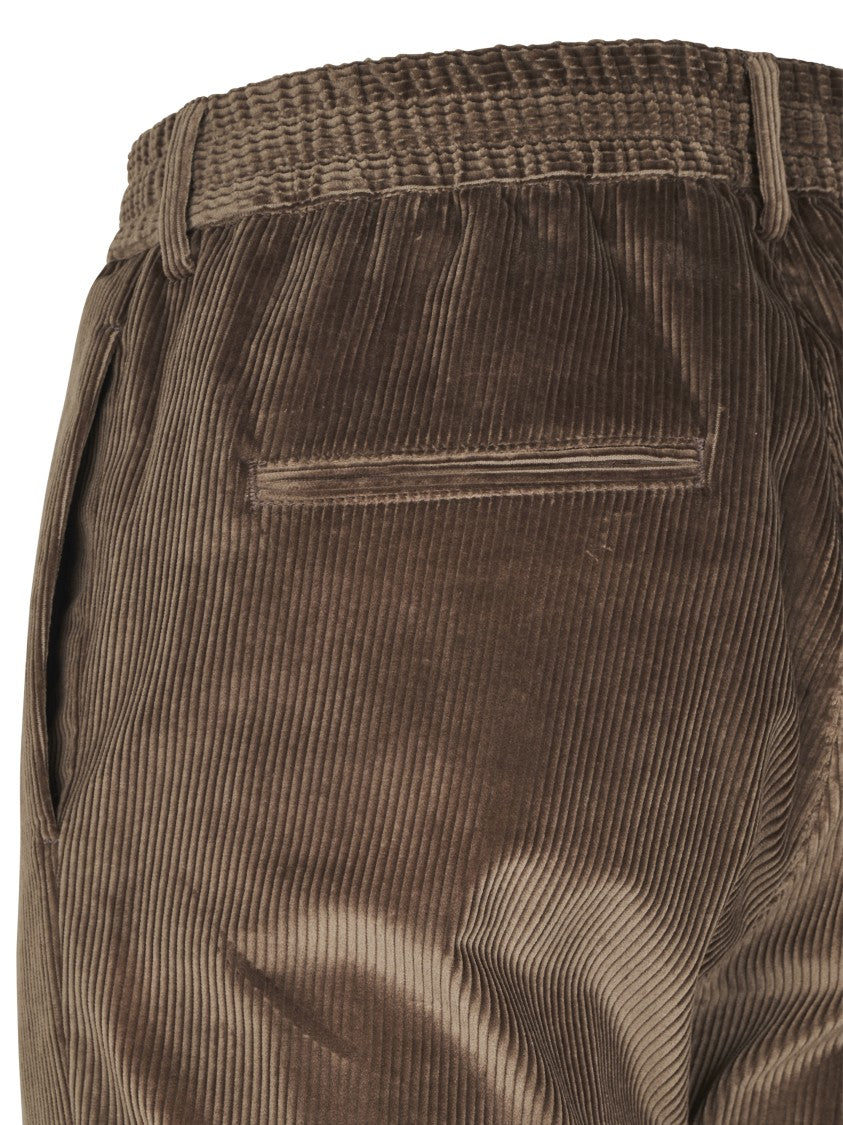 Tagliatore Classic Straight-Leg Trousers With Smooth Finish