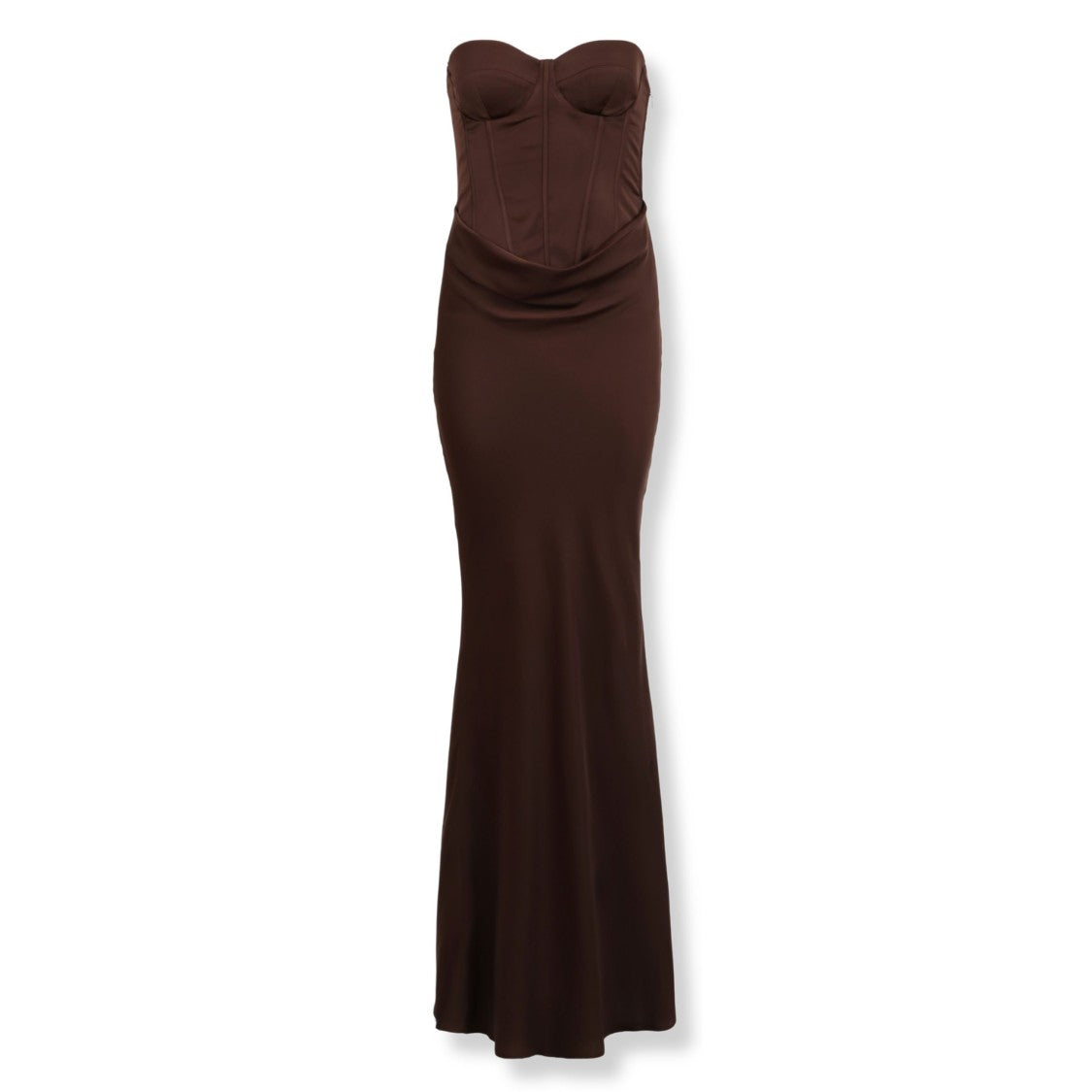 Rotate Rotate Satin Corset Maxi Dress