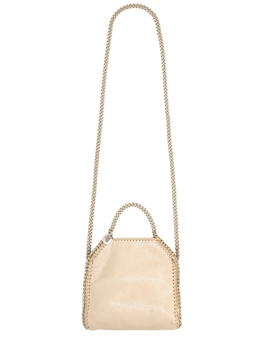 Stella Mccartney Falabella Micro Textured Metallic Edge Shoulder Bag