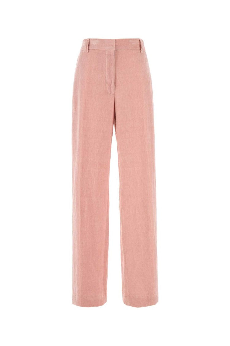 Dries Van Noten Pink Velvet Pixy Pant