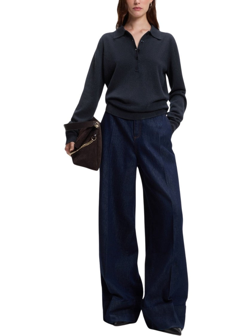 Boss Pure Cashmere Polo Sweater