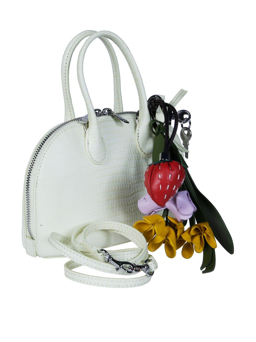 Self-Portrait Lizard Leather Toast Mini Bag