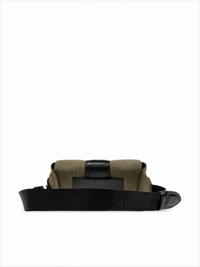 Jacquemus Textured Polyamide Belt Bag With Leather Flap Closure