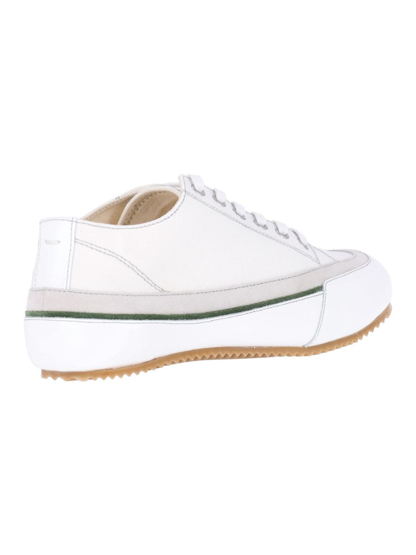 Maison Margiela White Cotton Traveler Sneakers