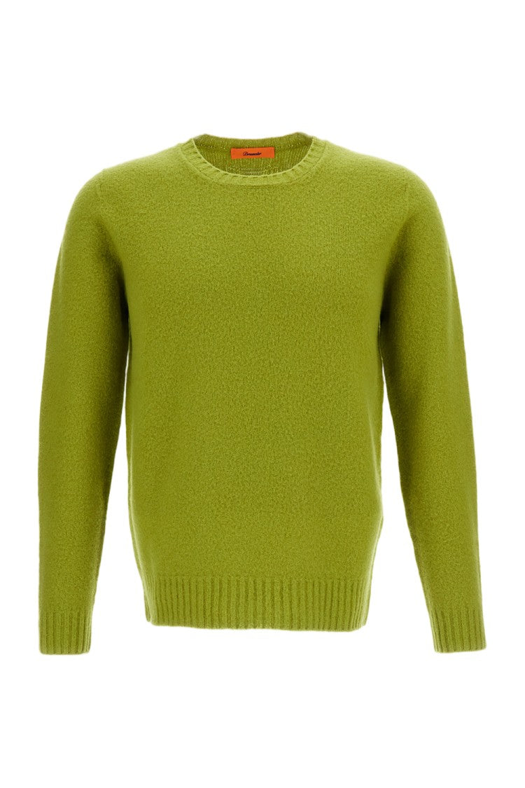 Drumohr Jersey-Knit Wool Crewneck Sweater With Raglan Sleeves